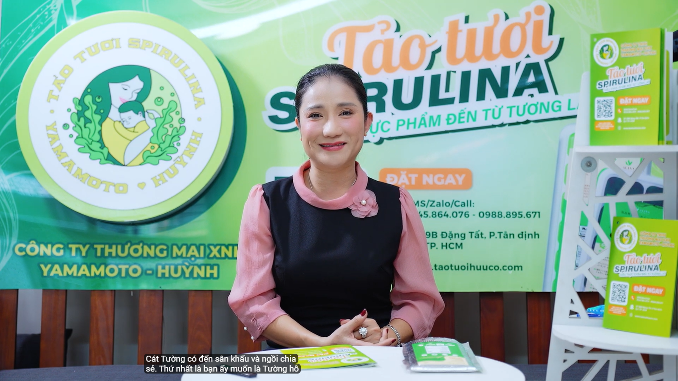 Chia sẻ của Cát Tường về Tảo Xoắn tươi Spirulina